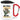 Anti-Stress Tasse für Trauzeugen – Karabinerbecher 330 ml – Weiß/Rot – Mit Deckel – Ansicht 1 #farbe_weiss-rot