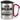 Ich bin Biologin, was ist deine Superkraft? – Karabinerbecher 330 ml – Silber/Rot – Mit Deckel – Ansicht 1 #farbe_silber-rot