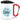 Lieblings-Neffe – Karabinerbecher 330 ml – Weiß/Rot – Mit Deckel – Ansicht 1 #farbe_weiss-rot