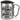 Home is where you park it – Karabinerbecher 330 ml – Silber/Silber – Mit Deckel – Ansicht 1 #farbe_silber-silber