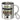 Traue keinem Busfahrer, der heute noch keinen Kaffee hatte – Edelstahlbecher 400 ml – Silber – Mit Karabiner – Ansicht 1 #farbe_silber