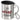 It's wine o'clock – Edelstahlbecher 400 ml – Silber – Mit Deckel und Karabiner – Ansicht 1 #farbe_silber