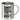 Scheiß Party, keiner tanzt. Ach so, ich bin ja auf der Arbeit – Edelstahlbecher 400 ml – Silber – Ohne Deckel und Karabiner – Ansicht 1 #farbe_silber