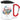 Happy Birthday – Karabinerbecher 330 ml – Weiß/Rot – Mit Deckel – Ansicht 1 #farbe_weiss-rot