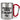 Glückwunsch, du wirst Schwester – Karabinerbecher 330 ml – Silber/Rot – Ohne Deckel – Ansicht 1 #farbe_silber-rot