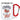 Cheers to 20! – Karabinerbecher 330 ml – Weiß/Rot – Ohne Deckel – Ansicht 1 #farbe_weiss-rot