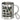 Ich bin in Rente, ich muss gar nichts – Edelstahlbecher 400 ml – Silber – Mit Karabiner – Ansicht 1 #farbe_silber