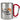 It’s Spritz o’clock – Karabinerbecher 330 ml – Silber/Rot – Ohne Deckel – Ansicht 1 #farbe_silber-rot