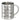 Wenn man Kaffee durch Glühwein ersetzt – Edelstahlbecher 400 ml – Silber – Ohne Deckel und Karabiner – Ansicht 1 #farbe_silber