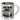Aus dem Weg, ich muss angeln – Edelstahlbecher 400 ml – Silber – Ohne Deckel und Karabiner – Ansicht 1 #farbe_silber