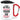 Es gibt so viele Mamas auf der Welt und ich hab die Beste – Karabinerbecher 330 ml – Weiß/Rot – Mit Deckel – Ansicht 1 #farbe_weiss-rot