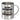 Ich bin Katzenmama, was ist deine Superkraft? – Edelstahlbecher 400 ml – Silber – Ohne Deckel und Karabiner – Ansicht 1 #farbe_silber