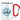 Lieblings-Onkel – Karabinerbecher 330 ml – Weiß/Rot – Ohne Deckel – Ansicht 1 #farbe_weiss-rot