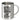 Es gibt so viele Mamas auf der Welt und ich hab die Beste – Edelstahlbecher 400 ml – Silber – Ohne Deckel und Karabiner – Ansicht 1 #farbe_silber
