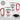 Cheers to 30! – Karabinerbecher 330 ml – Weiß/Rot – Mit Deckel – Ansicht 3 #farbe_weiss-rot