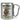Anti-Stress Tasse für Dozenten – Karabinerbecher 330 ml – Silber/Silber – Ohne Deckel – Ansicht 1 #farbe_silber-silber