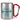 Lieblings-Schwiegersohn – Karabinerbecher 330 ml – Silber/Rot – Ohne Deckel – Ansicht 1 #farbe_silber-rot