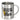 Der tut nix – der will nur Bier – Edelstahlbecher 400 ml – Silber – Ohne Deckel und Karabiner – Ansicht 1 #farbe_silber