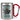 Anti-Stress Tasse für Content Creator – Karabinerbecher 330 ml – Silber/Rot – Ohne Deckel – Ansicht 1 #farbe_silber-rot