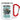 Anti-Stress Tasse für Content Creator – Karabinerbecher 330 ml – Weiß/Rot – Ohne Deckel – Ansicht 1 #farbe_weiss-rot