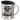 Ich bin Zwillingsmama, was ist deine Superkraft? – Edelstahlbecher 400 ml – Silber – Mit Deckel – Ansicht 1 #farbe_silber