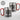 Ich trinke nur an Tagen, die mit G enden, und mittwochs – Karabinerbecher 330 ml – Silber/Rot – Ohne Deckel – Ansicht 3 #farbe_silber-rot