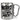 Nervst du dich auch so wie mich? – Karabinerbecher 330 ml – Silber/Silber – Ohne Deckel – Ansicht 1 #farbe_silber-silber