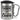 Ich brauche keine Therapie, ich muss einfach nur zum Camping – Karabinerbecher 330 ml – Silber/Silber – Mit Deckel – Ansicht 1 #farbe_silber-silber