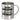 Ich bin Vogelmama, was ist deine Superkraft? – Edelstahlbecher 400 ml – Silber – Ohne Deckel und Karabiner – Ansicht 1 #farbe_silber