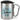 Lieblings-Trainer – Karabinerbecher 330 ml – Silber/Silber – Mit Deckel – Ansicht 1 #farbe_silber-silber