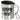 Erzieherin mit Herz – Edelstahlbecher 400 ml – Silber – Mit Deckel und Karabiner – Ansicht 1 #farbe_silber