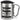 Ich trinke nur an Tagen, die mit G enden, und mittwochs – Karabinerbecher 330 ml – Silber/Silber – Mit Deckel – Ansicht 1 #farbe_silber-silber