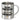 Ich bin Paketbotin, was ist deine Superkraft? – Edelstahlbecher 400 ml – Silber – Ohne Deckel und Karabiner – Ansicht 1 #farbe_silber