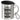 Liebe Schwester, ich habe versucht, für dich das beste Geschenk zu finden – Edelstahlbecher 400 ml – Silber – Mit Deckel und Karabiner – Ansicht 1 #farbe_silber