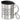 Ich hasse bedruckte Tassen, aber seitdem ich Wein daraus trinke, geht’s – Edelstahlbecher 400 ml – Silber – Mit Deckel und Karabiner – Ansicht 1 #farbe_silber