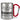 Sport gibt dir das Gefühl, besser auszusehen – Glühwein übrigens auch – Karabinerbecher 330 ml – Silber/Rot – Ohne Deckel – Ansicht 1 #farbe_silber-rot