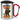 Anti-Stress Tasse für Jäger – Karabinerbecher 330 ml – Silber/Rot – Mit Deckel – Ansicht 1 #farbe_silber-rot