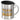 Blutgruppe Bier – Edelstahlbecher 400 ml – Silber – Mit Deckel – Ansicht 1 #farbe_silber