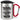 Schatz ich habe versucht für dich das beste Geschenk zu finden – Karabinerbecher 330 ml – Silber/Rot – Mit Deckel – Ansicht 1 #farbe_silber-rot