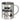 Meine Morgenroutine: Zigarette, Kaffee, Kacken – Edelstahlbecher 400 ml – Silber – Ohne Deckel und Karabiner – Ansicht 1 #farbe_silber