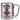 Anti-Stress Tasse fürs Yoga – Karabinerbecher 330 ml – Silber/Silber – Ohne Deckel – Ansicht 1 #farbe_silber-silber