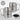 Durchhalten – später gibt es Bier – Karabinerbecher 330 ml – Silber/Silber – Mit Deckel – Ansicht 3 #farbe_silber-silber