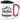Gipfelbecher personalisiert mit Namen – Karabinerbecher 330 ml – Weiß/Rot – Mit Deckel – Ansicht 1 #farbe_weiss-rot