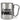 Lieblingspimmel – Karabinerbecher 330 ml – Silber/Silber – Ohne Deckel – Ansicht 1 #farbe_silber-silber
