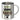 Traue keinem Läufer, der heute noch keinen Kaffee hatte – Edelstahlbecher 400 ml – Silber – Ohne Deckel und Karabiner – Ansicht 1 #farbe_silber