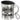 Abenteuer beginnen, wo Pläne enden – Edelstahlbecher 400 ml – Silber – Mit Deckel und Karabiner – Ansicht 1 #farbe_silber