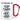Leg dich niemals mit einem Camper an – Karabinerbecher 330 ml – Weiß/Rot – Ohne Deckel – Ansicht 1 #farbe_weiss-rot