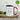 Weil du dumm bist – Flowers – Karabinerbecher 330 ml – Weiß/Rot – Mit Deckel – Ansicht 6 #farbe_weiss-rot