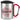 Lieblings-Hebamme – Karabinerbecher 330 ml – Silber/Rot – Mit Deckel – Ansicht 1 #farbe_silber-rot