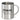Achtung, heiß! Spaß – hier ist Wein drin – Edelstahlbecher 400 ml – Silber – Ohne Deckel und Karabiner – Ansicht 1 #farbe_silber